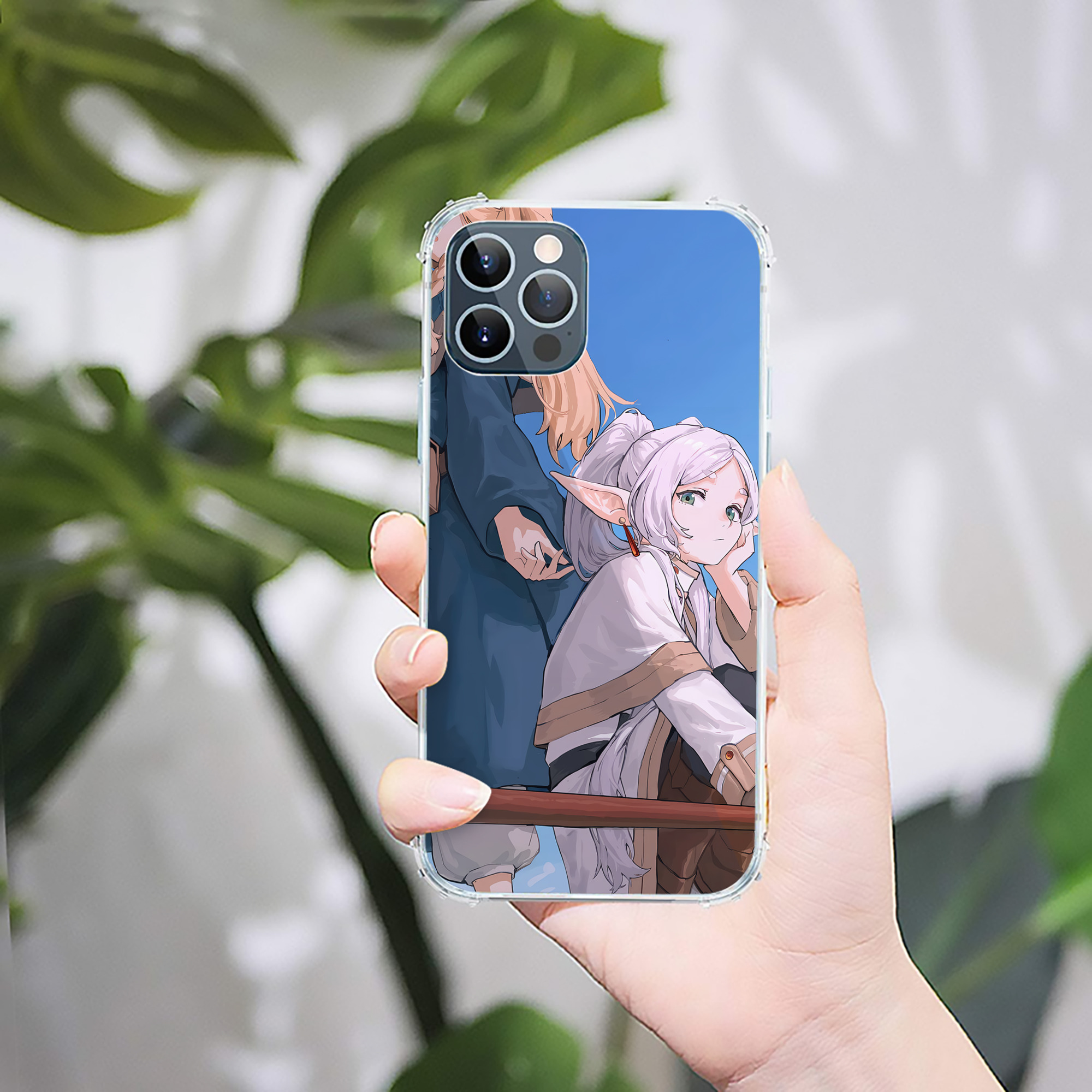 （画像用） 葬送のフリーレン Frieren 【iPhone 12シリーズ対応】透明スマホケース（クリアソフトケース）